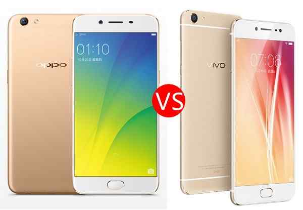 OPPO R9s与vivo X7外观与配置区别对比