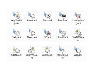 动漫人物鼠标指针下载 日本动漫鼠标指针