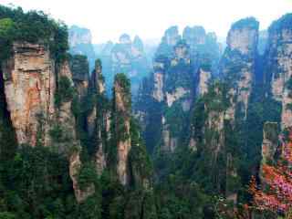 湖南旅游 湖南张家界高清桌面壁纸 张家界天门山摄影壁纸