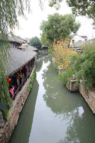 唯美的江南水乡之甪直古镇风景手机壁纸