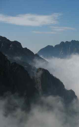 唯美黄山云海手机壁纸