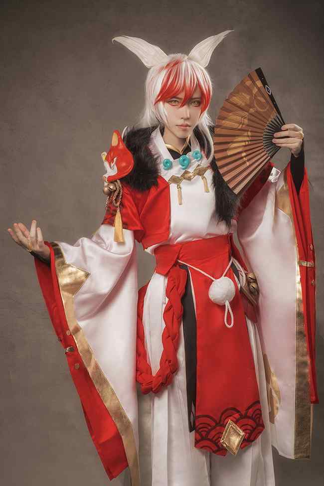 阴阳师妖狐新皮肤cosplay手机壁纸