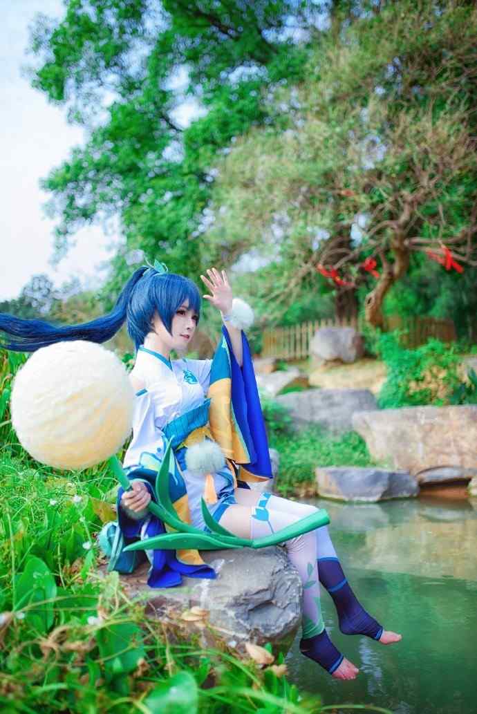 阴阳师萤草cosplay手机壁纸