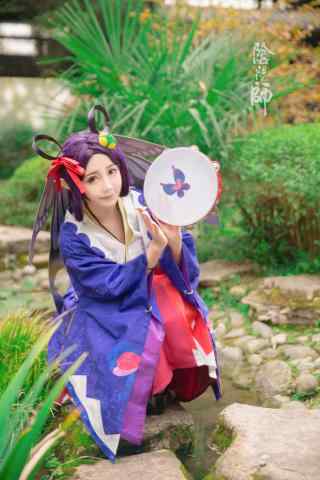 美女cosplay阴阳师式神蝴蝶精