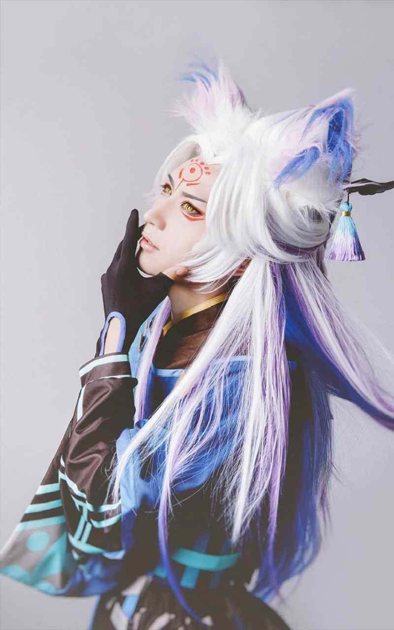 阴阳师cosplay妖狐手机壁纸