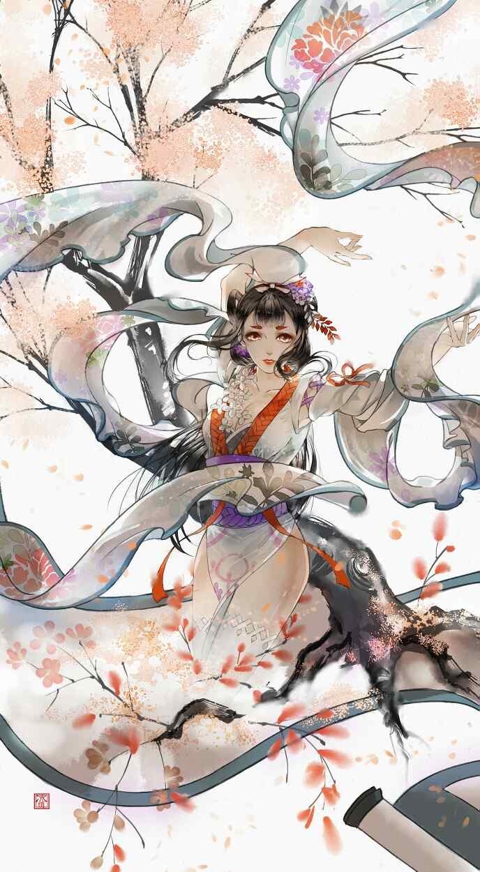 阴阳师花鸟卷手机壁纸