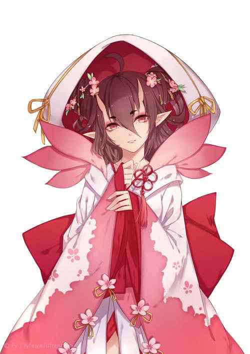 阴阳师唯美桃花妖手机壁纸