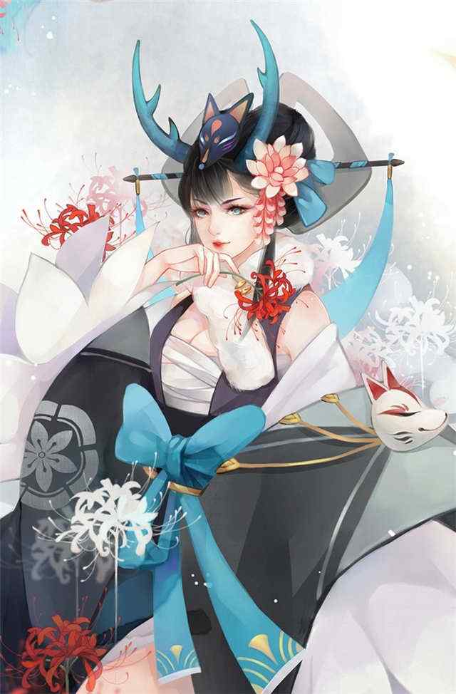 阴阳师阎魔性感唯美手机壁纸