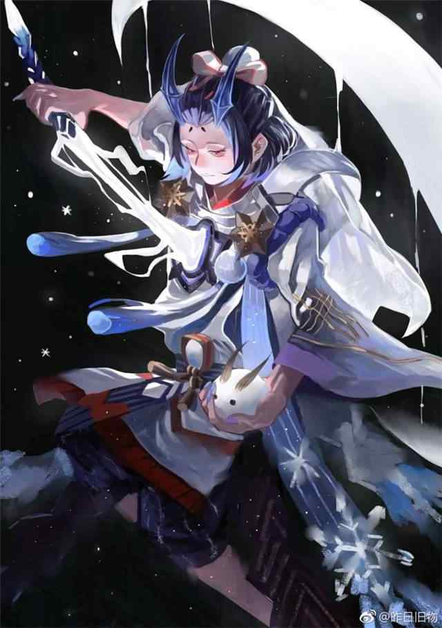 阴阳师雪童子同人手机壁纸