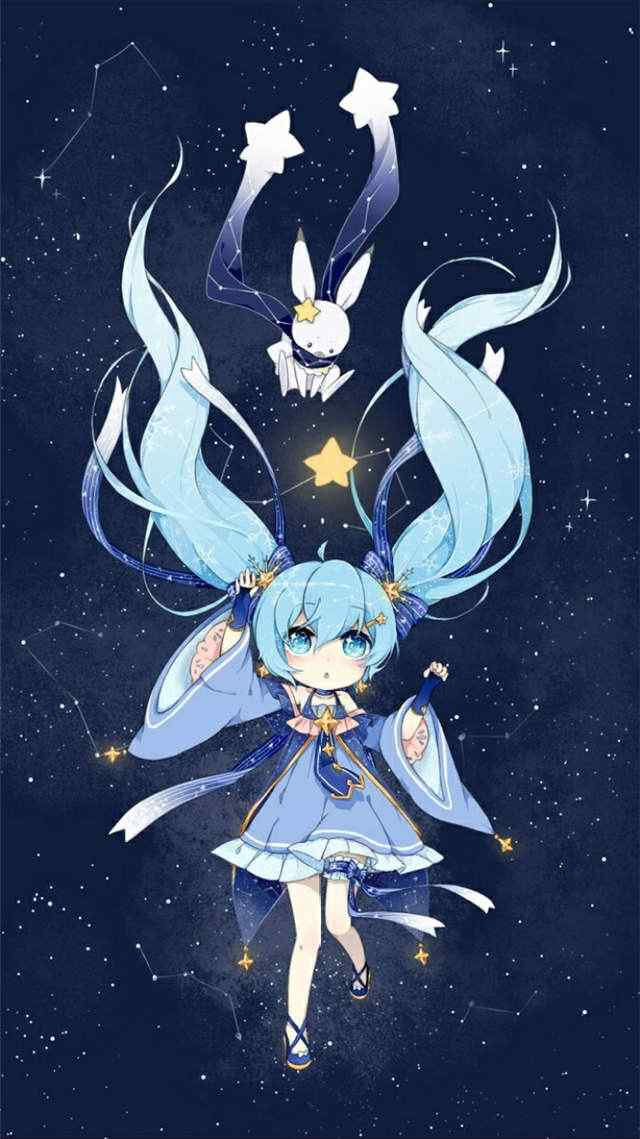 小萝莉初音未来手机壁纸