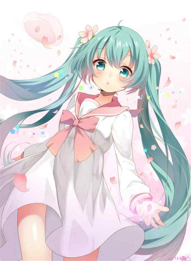 可爱呆萌的初音未来手机壁纸