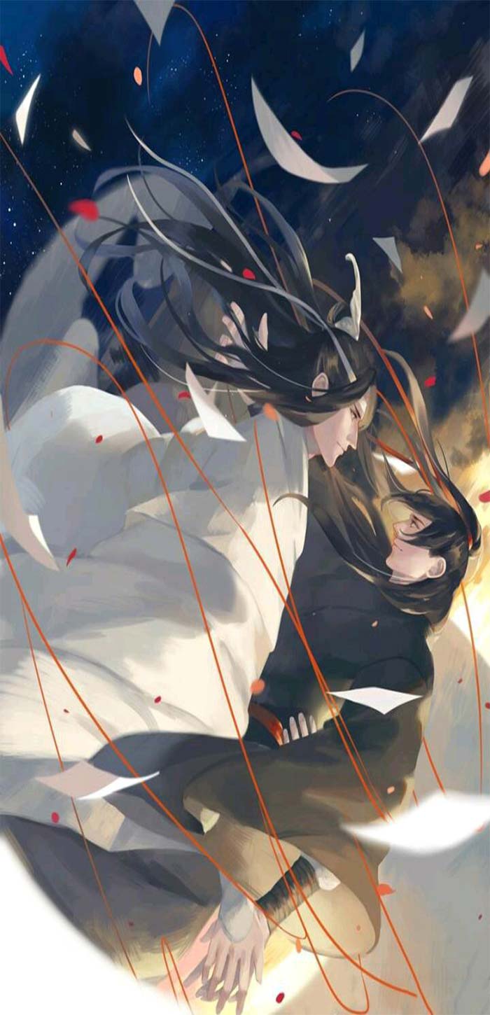 动画《魔道祖师》魏无羡蓝忘机高清手机壁纸