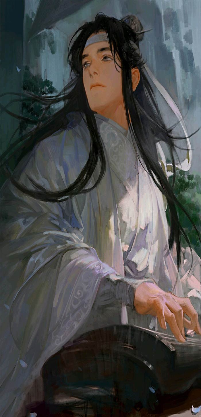 魔道祖师唯美手绘风高清手机壁纸