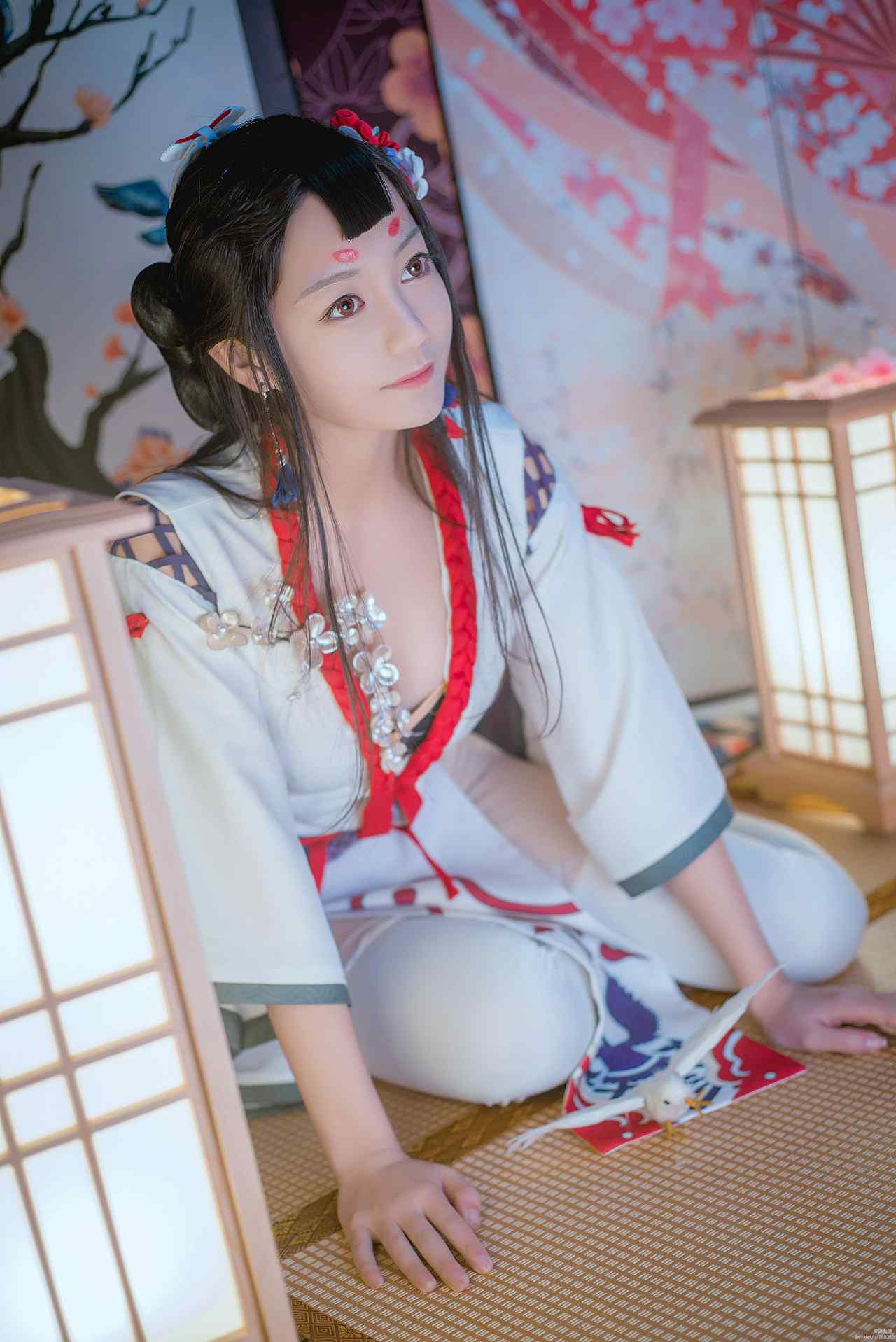 阴阳师花鸟卷cosplay手机壁纸