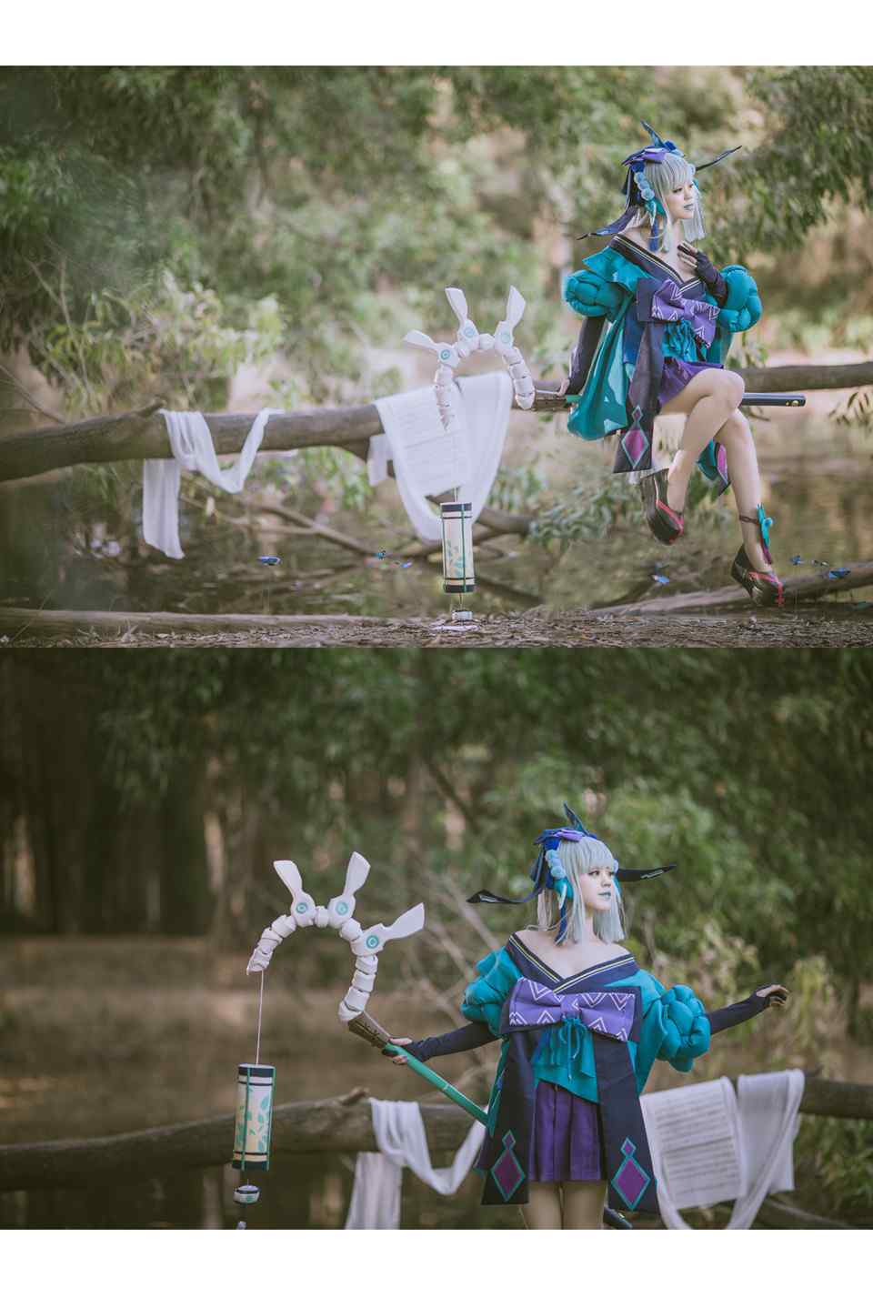 阴阳师青行灯cosplay唯美壁纸