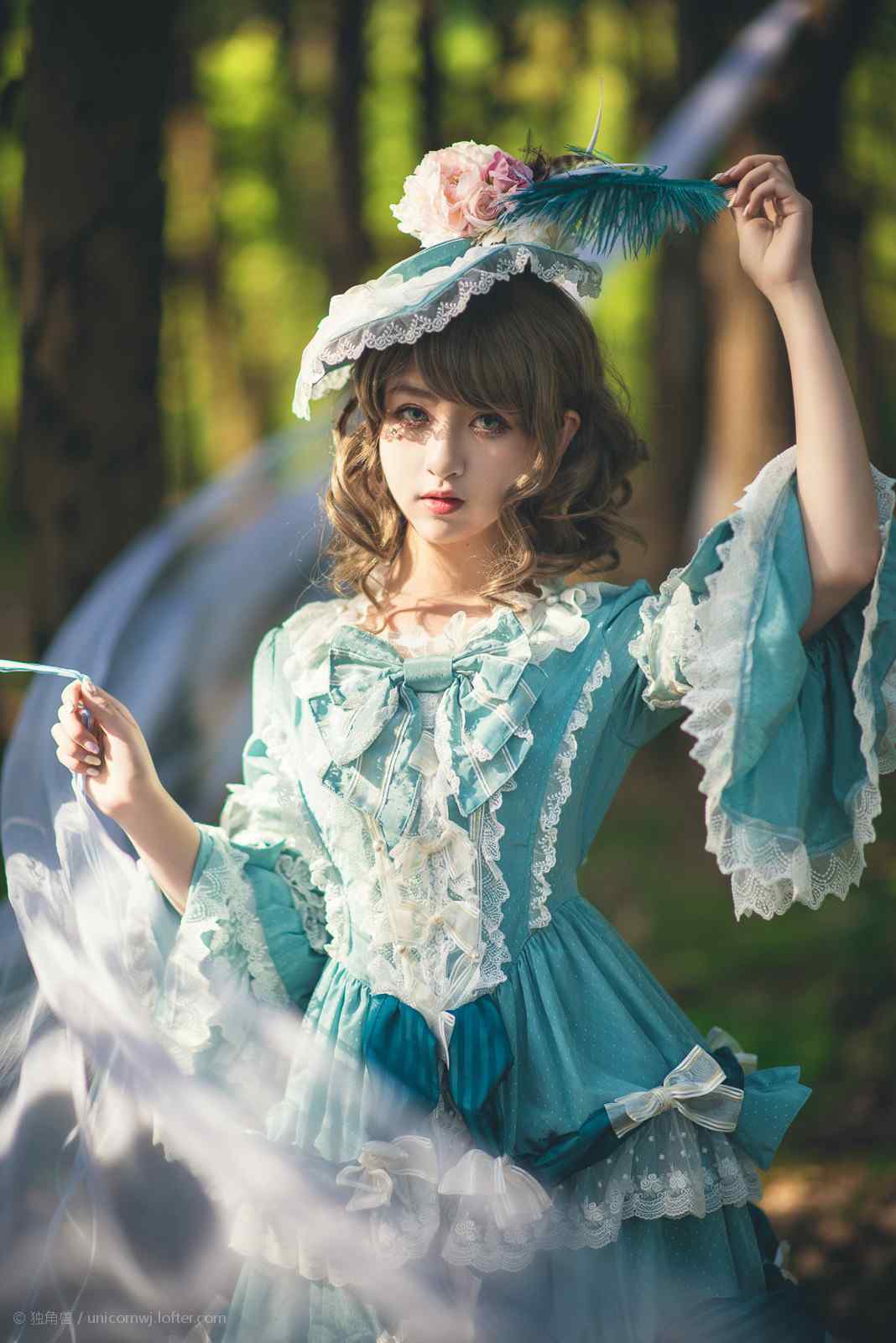 lolita洋装—清纯可爱的少女手机壁纸