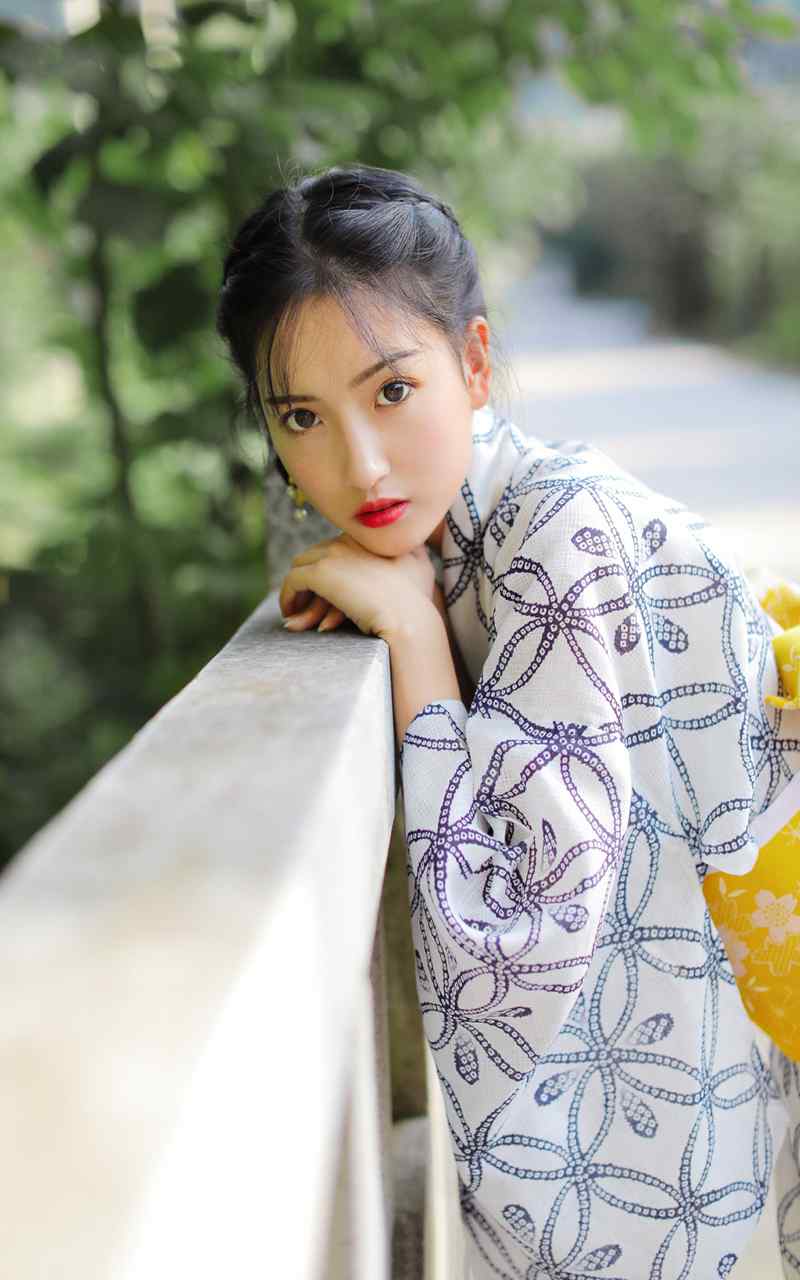 性感美女图片素材和服美女清新唯美写真手机壁纸图片