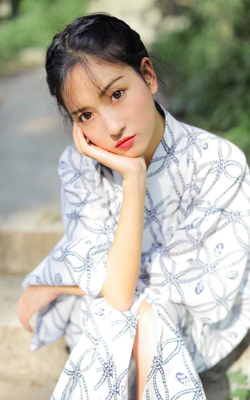 性感美女图片素材和服美女清新唯美写真手机壁纸图片