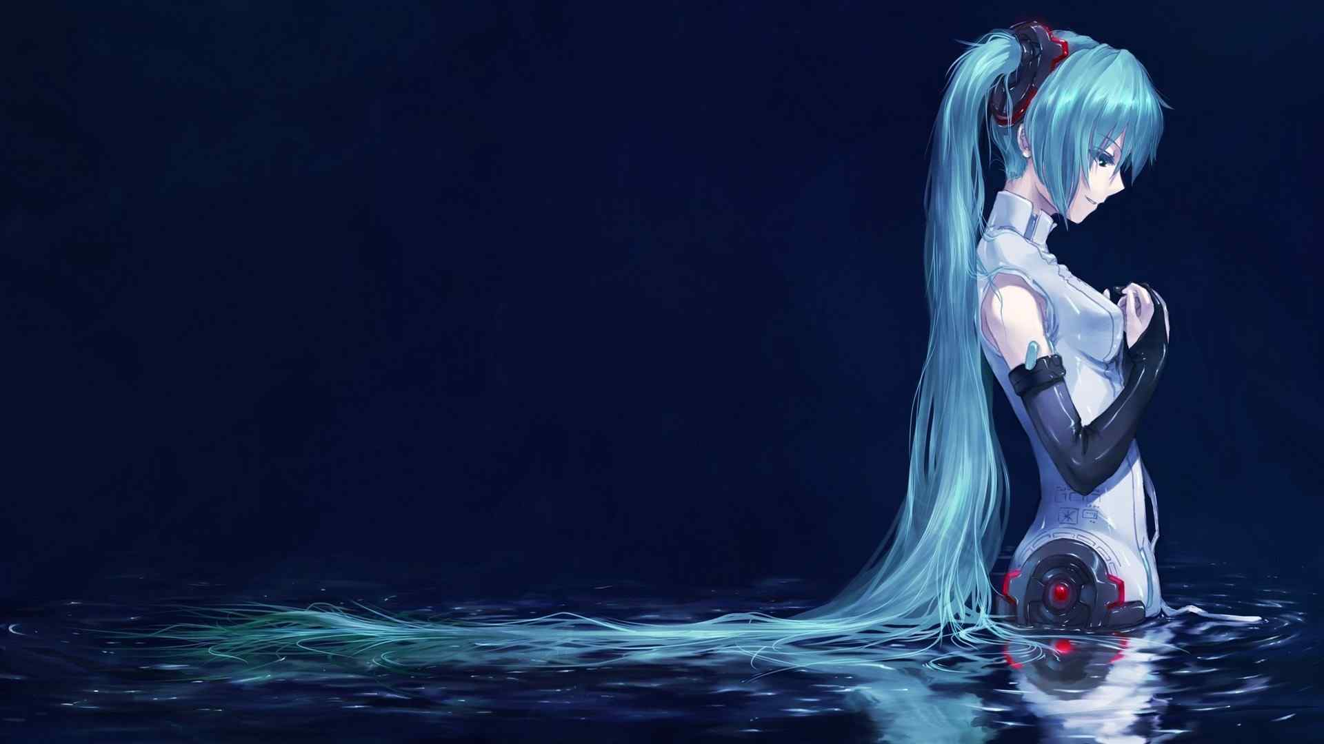 初音未来唯美湿身