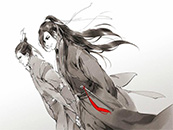 魔道祖师水墨风精美插画高清壁纸