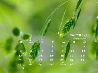 2017年3月日历小