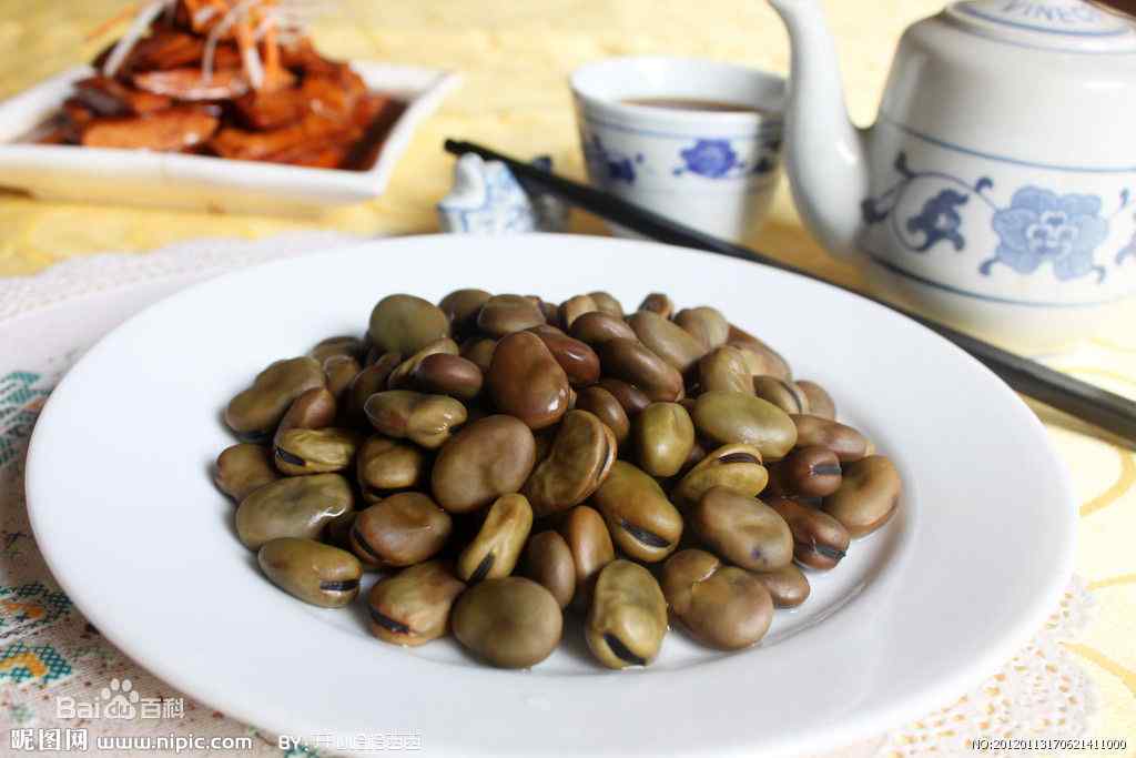 绍兴特色美食茴香豆桌面壁纸