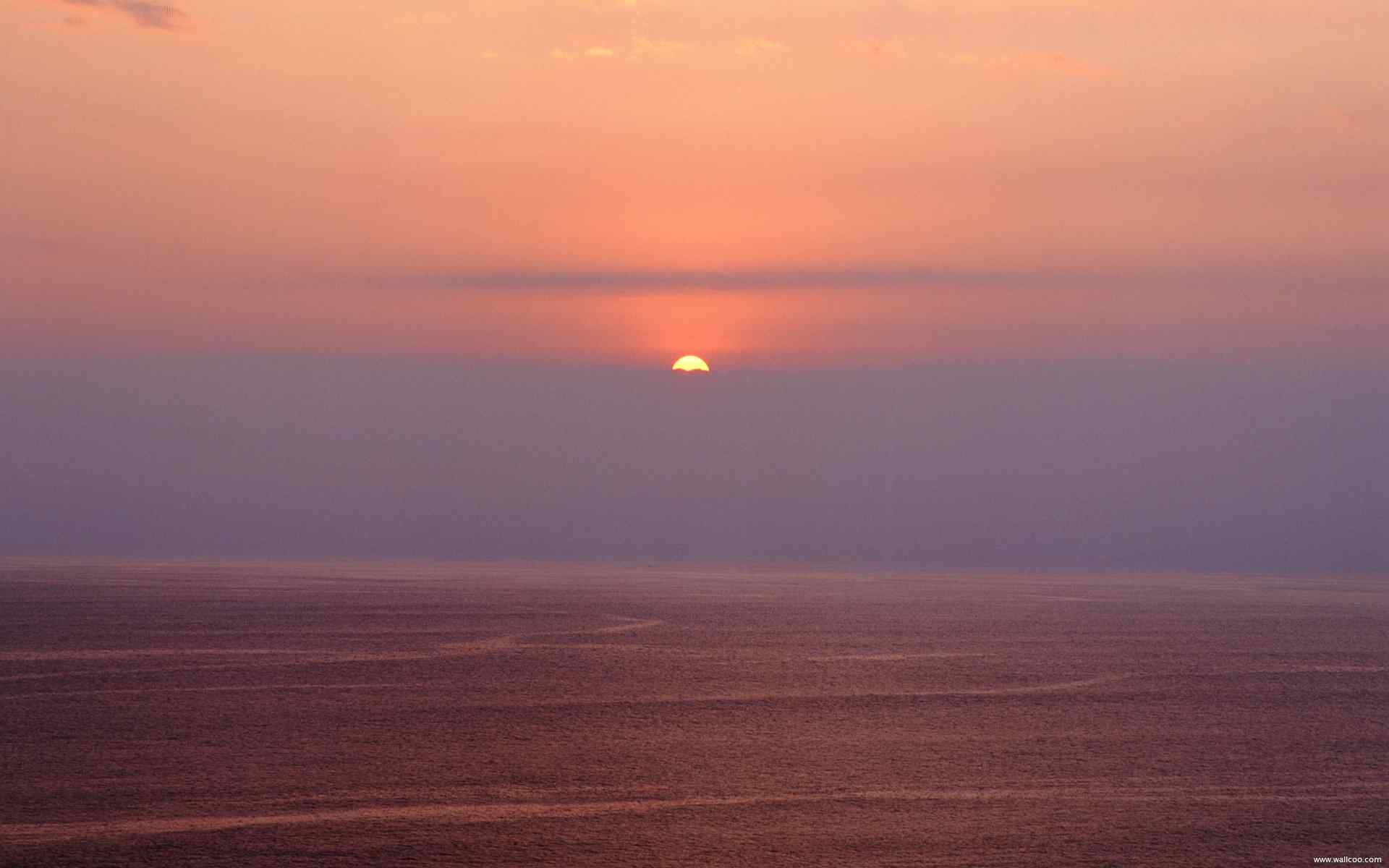 巴厘岛晚霞风景壁纸