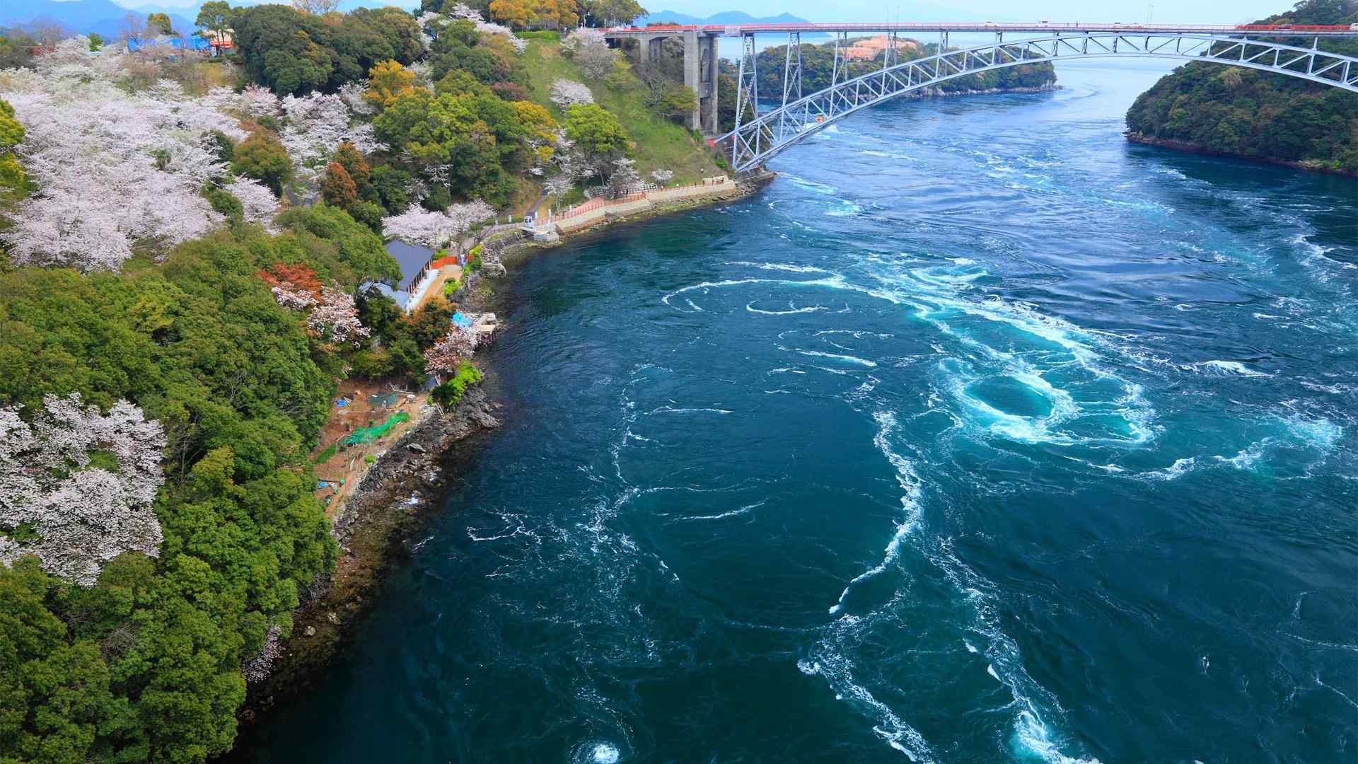 海岸线唯美景色高清电脑桌面壁纸