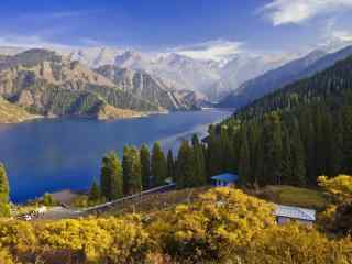 新疆天山天池风景桌面壁纸 十一辑 心境