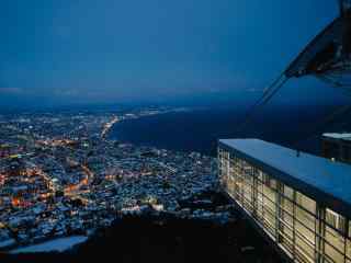 函馆百万夜景北海道风光桌面壁纸5