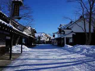 雪国北海道唯美雪景桌面壁纸6