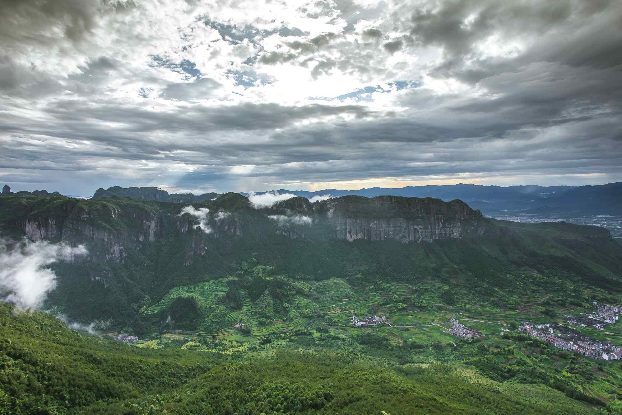 仙居景星岩绮丽风光摄影桌面壁纸