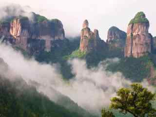 仙居神仙居绮丽山景风光桌面壁纸