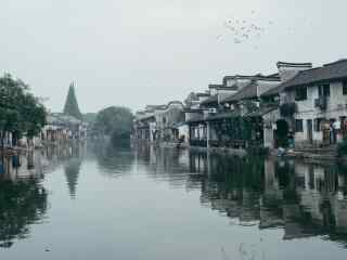 南浔古镇景点之百间楼风景壁纸