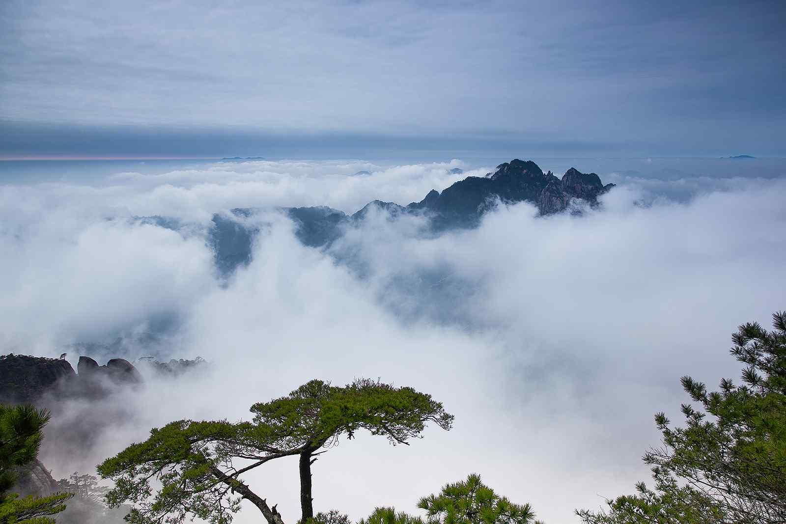 黄山云海桌面壁纸