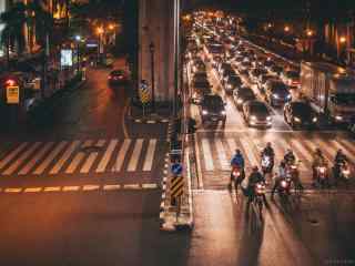 泰国夜景城市风景图片桌面壁纸