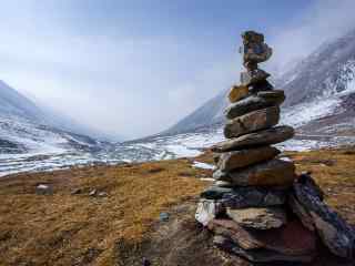 祁连山冰雪自然风光高清桌面壁纸