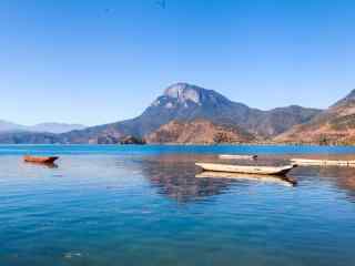 泸沽湖优美风景图片桌面壁纸