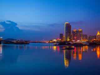 厦门鼓浪屿夜景唯美都市图片桌面壁纸