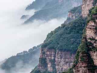 清新的太行山云海风景图片