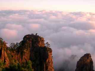 黄山云海风景图片