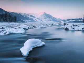 唯美雪景图片高清桌面壁纸