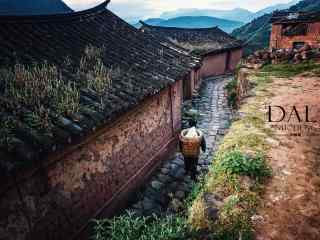 茶马古道沿途村落风景图片