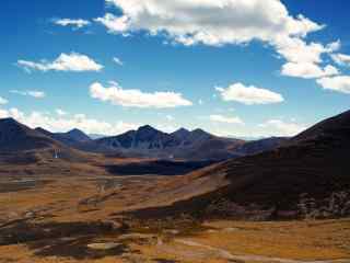 西藏拉萨米拉山风景桌面壁纸