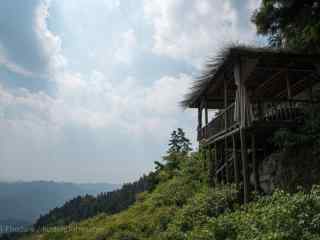 莫干山古老建筑桌面壁纸