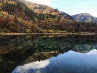 九寨沟唯美山水风景桌面壁纸