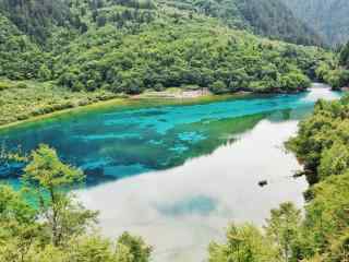 小清新九寨沟护眼山水风景