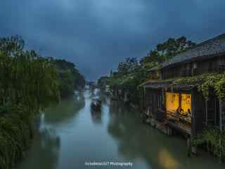 乌镇古镇之烟雨朦胧风景壁纸