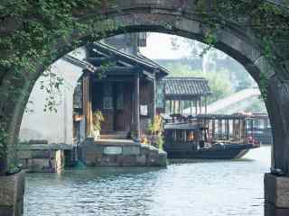 小桥流水之乌镇风景壁纸