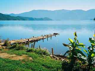 泸沽湖风景桌面壁纸